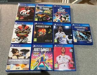 PLAY STATION 4, MANDO Y 10 JUEGOS