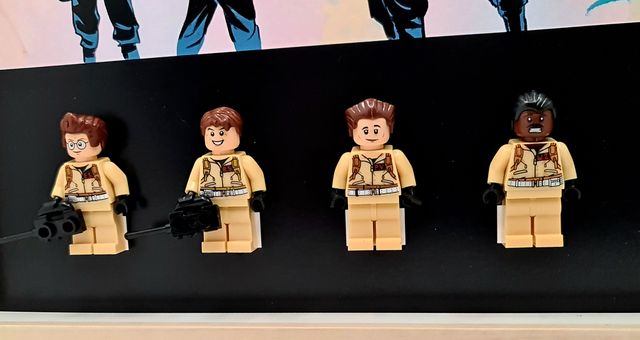 Pittura di minifigure Ghostbusters