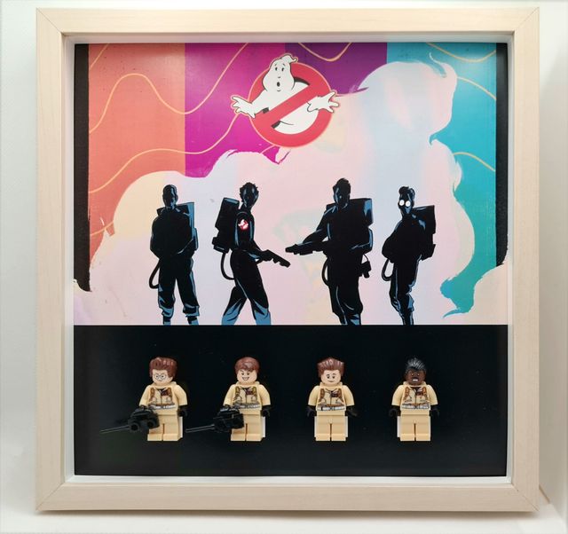 Pittura di minifigure Ghostbusters