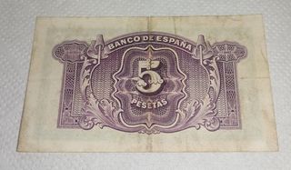 Billete 5 pesetas