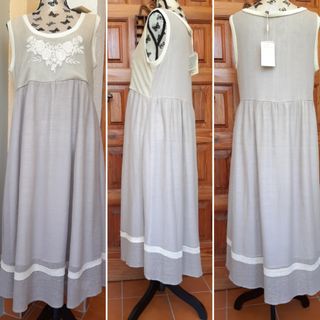 Vestido Bordado Delantero Lysgaard