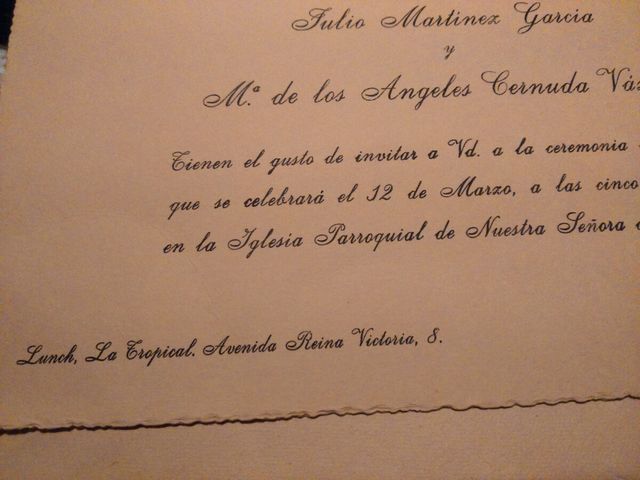 Invitación boda M Cernuda