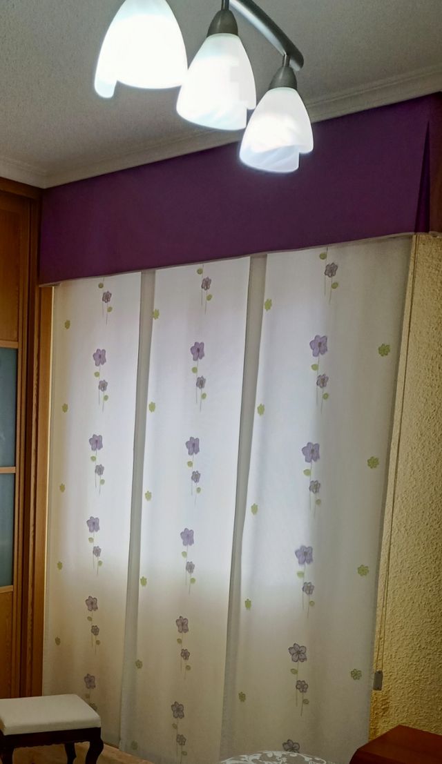Estor habitación + bando y rieles
