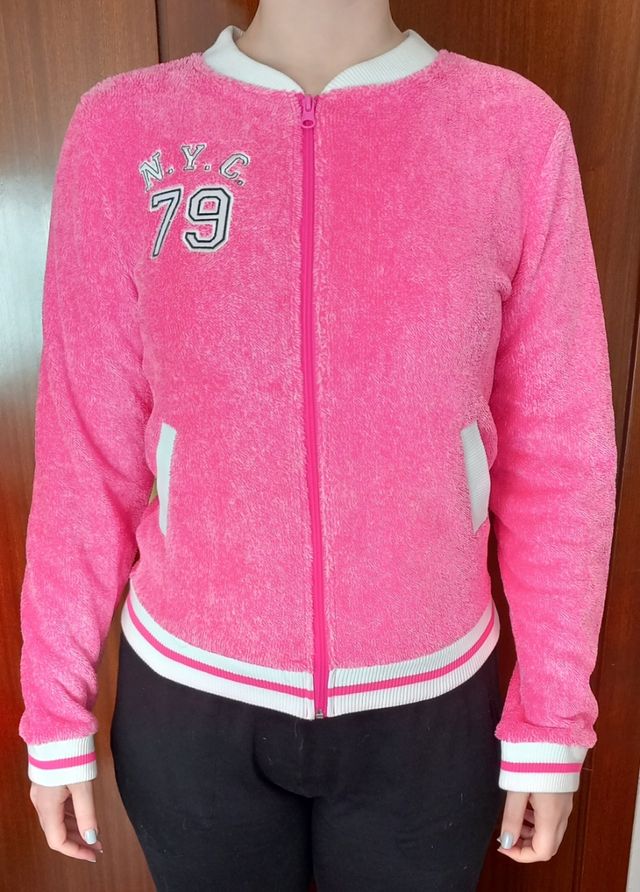Sudadera rosa nueva