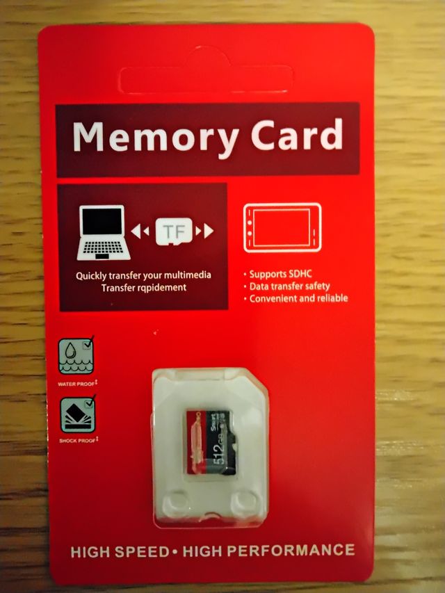 TARJETA DE MEMORIA 512 GBYTES