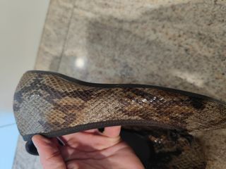 Bailarina estampado serpiente brillo T38