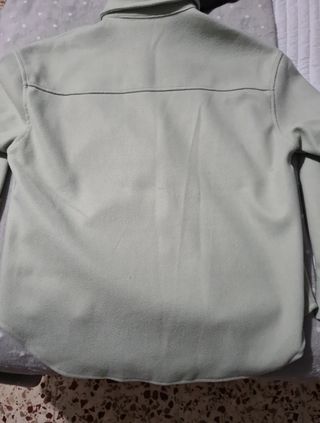 Chaqueta botones color verde SHEIN