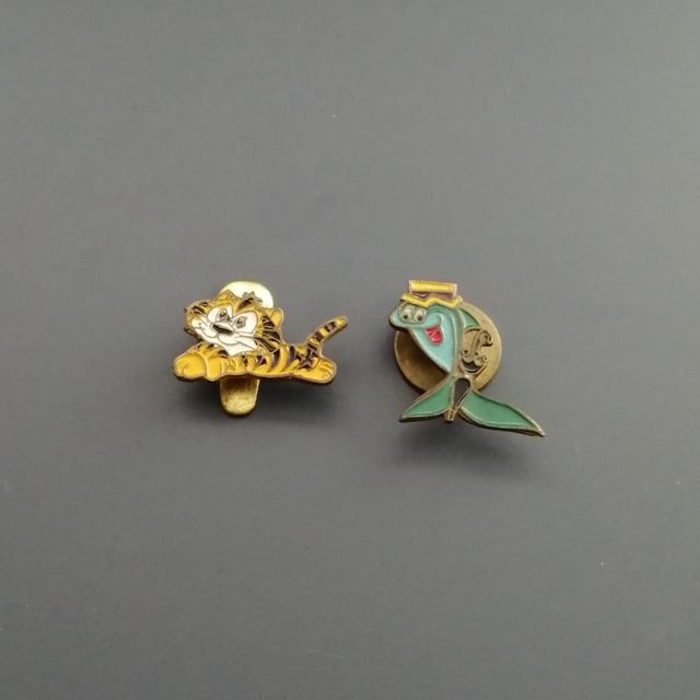 Insignias cómic de animales años 60