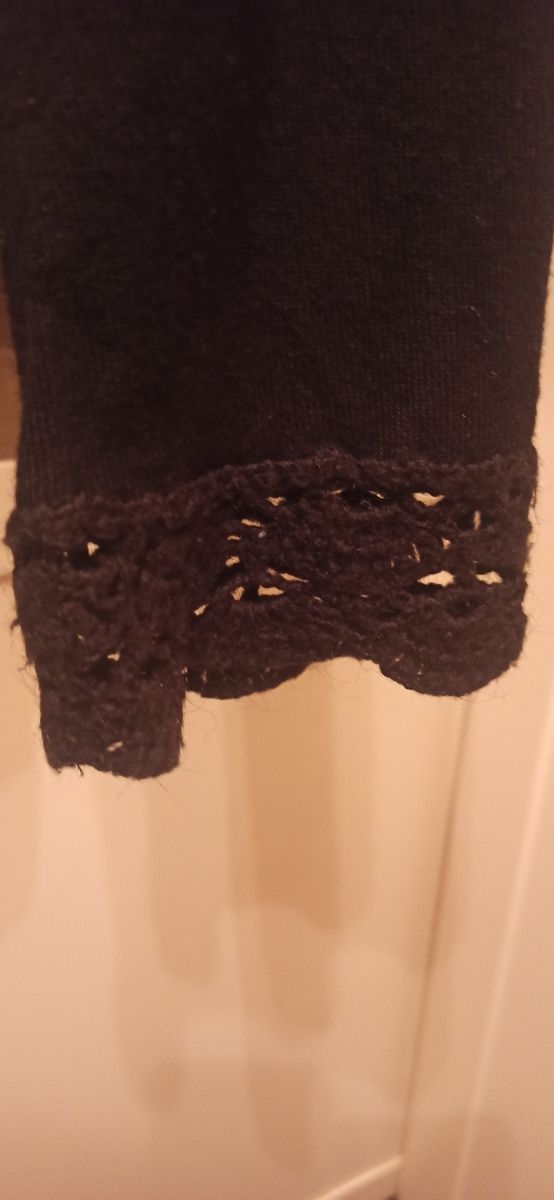 Chaqueta punto negro