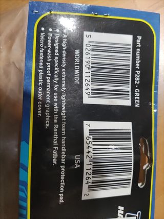 PROTECTOR MANILLAR RENTHAL FATBAR VERDE O AMARILLO