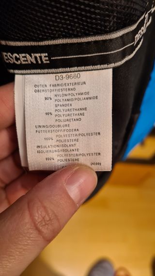 Chaqueta Esquí Descente Mujer azul