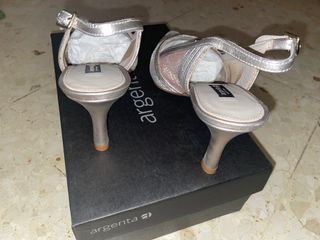 Zapatos novia/fiesta Argenta