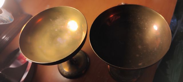 2 Coppe incise con greche antiche