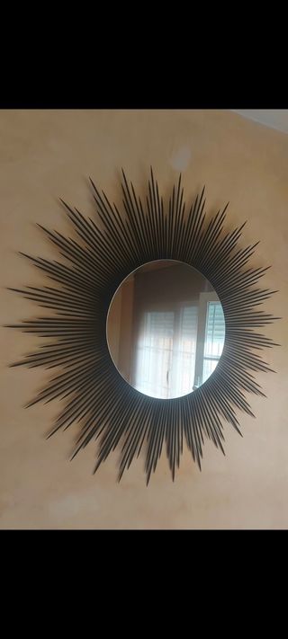 Espejo estrella negro XXXL