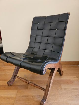 Sillón cuero Pierre Lottier