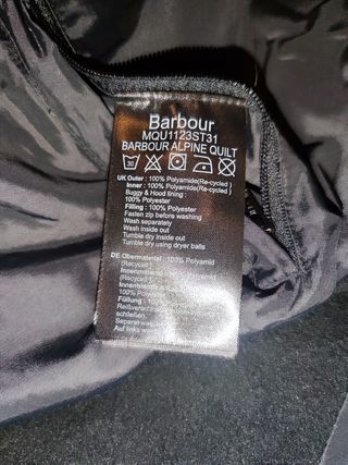 Abrigo Barbour t. XL nuevo a estrenar 