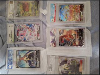 Pokemon tcg cartas gradeadas charizard arceus umbr