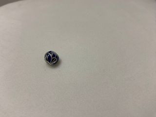 ABALORIO PANDORA ORIGINAL. PLATA DE LEY. AZUL
