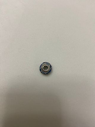 ABALORIO PANDORA ORIGINAL. PLATA DE LEY. AZUL