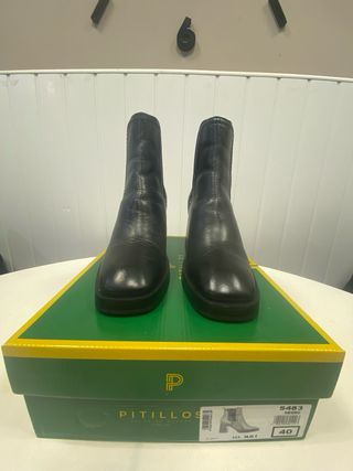 Botin tacón con plataforma