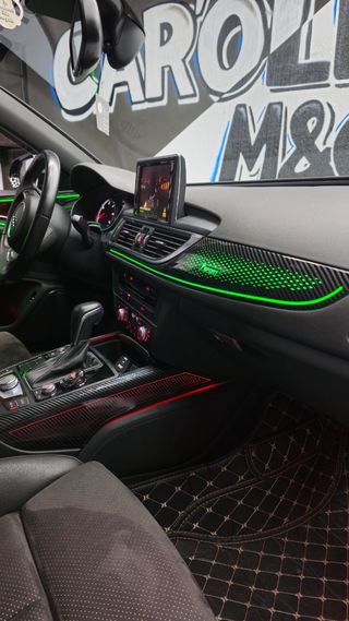 Iluminación ambiental audi a6 c7