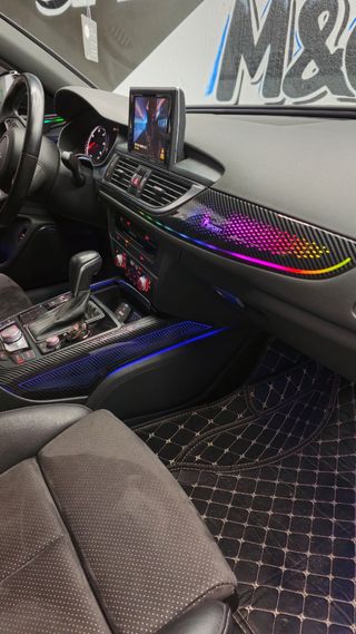 Iluminación ambiental audi a6 c7