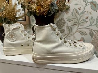 Converse piel beige 37
