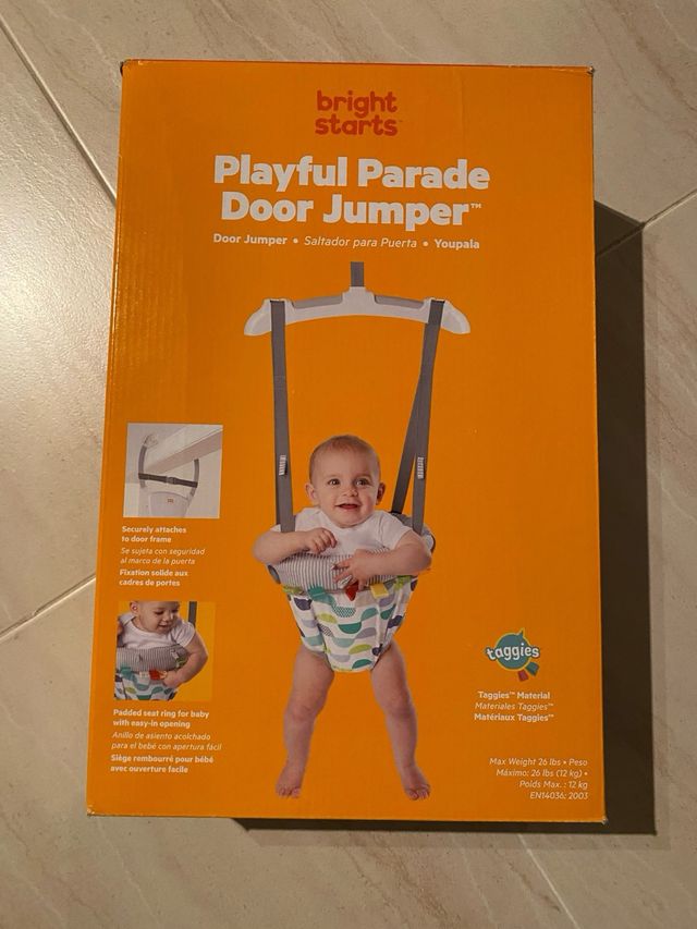 saltador puerta bebe