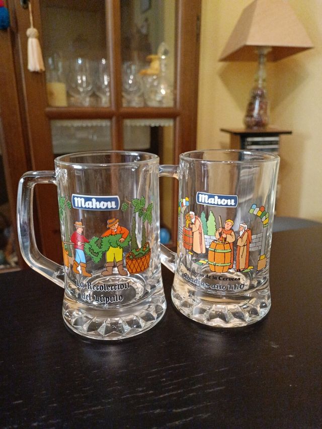 Jarras cerveza cristal