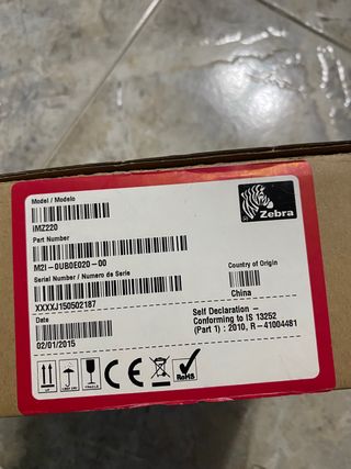 Impresora termica portatil Zebra iMZ220