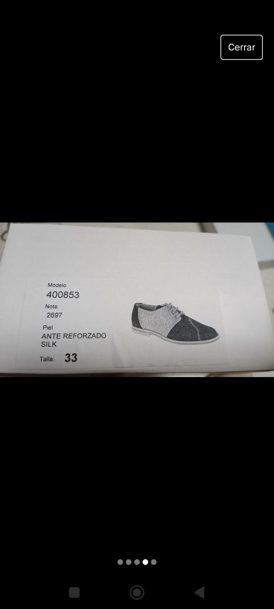 Zapatos comunión niño N 33 María Catalán