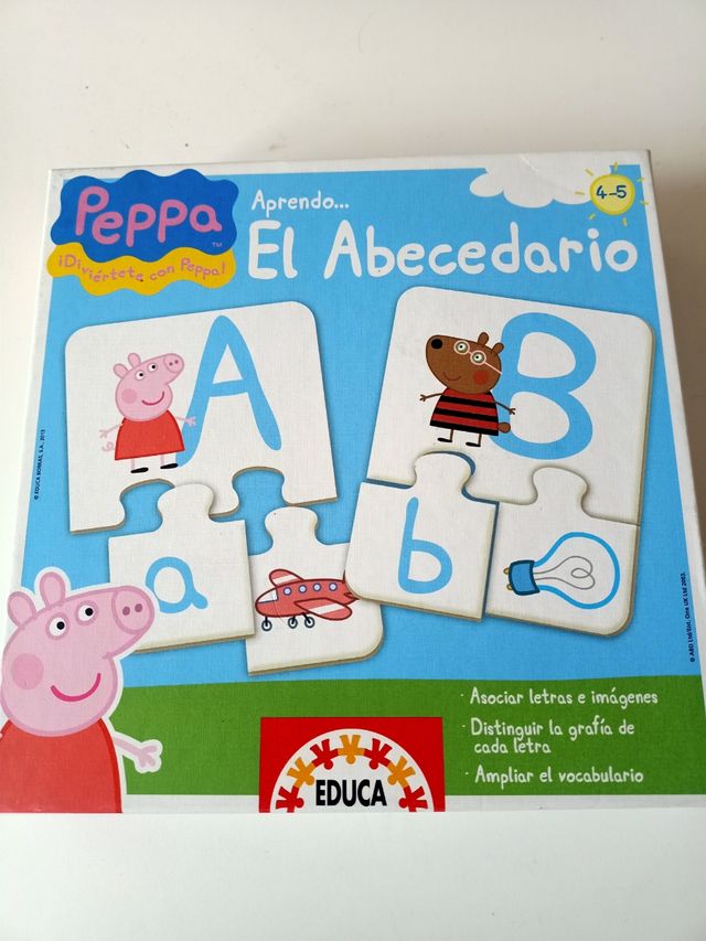Puzzle abecedario Pepa Pig