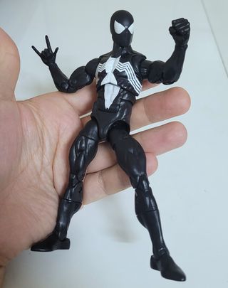 15'5cm 2016 Spider-Man Black Suit Marvel Legends 