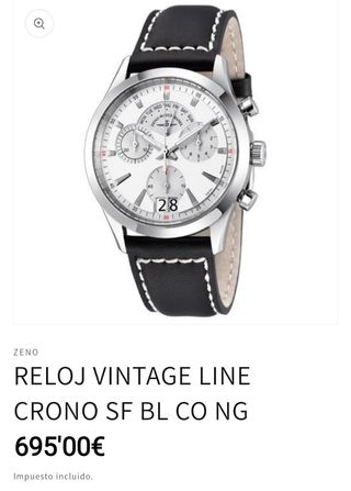 Reloj suizo cronógrafo ZENO WATCH BASEL