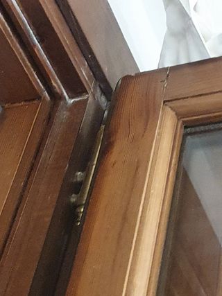 Puerta Doble Balcón/terraza madera maciza