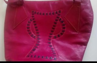 Bolso estilo árabe. Auténtico cuero teñi