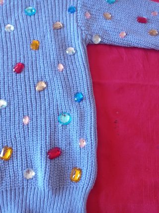 Maglia strass bambina