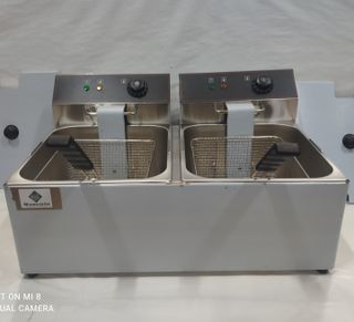 Freidora industrial eléctrica 11+11l nuevas