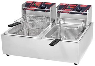 Freidora industrial eléctrica 8+8l nuevas