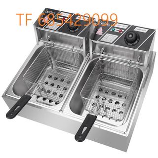 Freidora industrial eléctrica 13+13l nuevas