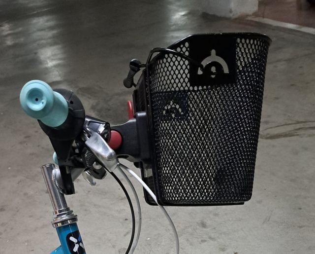 Cesta de bicicleta extraible