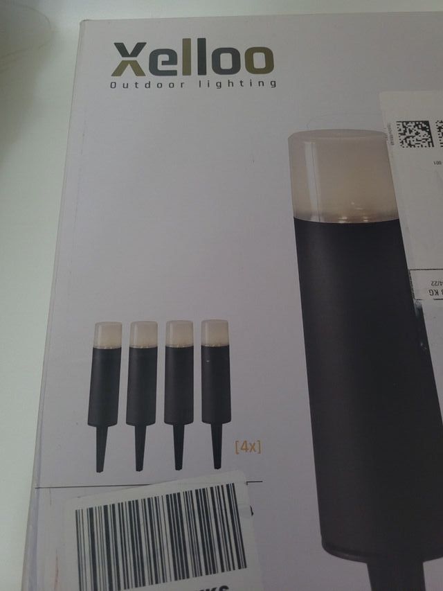 Iluminación  jardín luminarias espiga LED