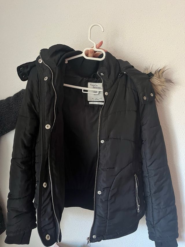 Cazadora Negra de invierno