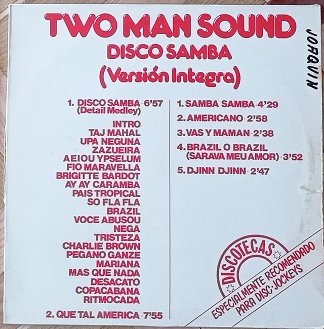 Vinilo Two man sound - Disco Samba