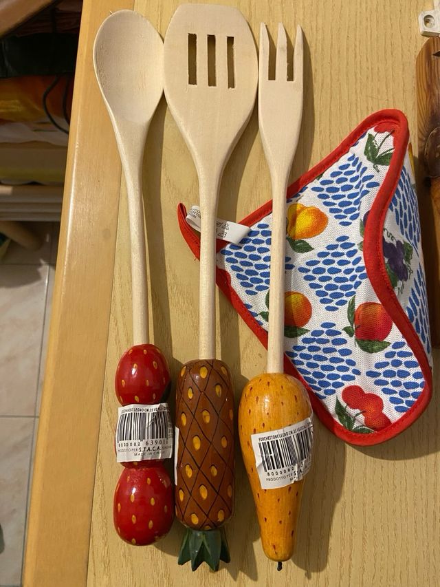 Set mestoli in legno