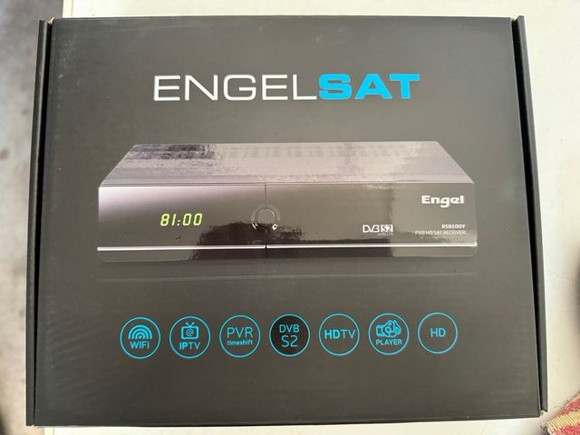 Decodificador, receptor satélite Engel Sat