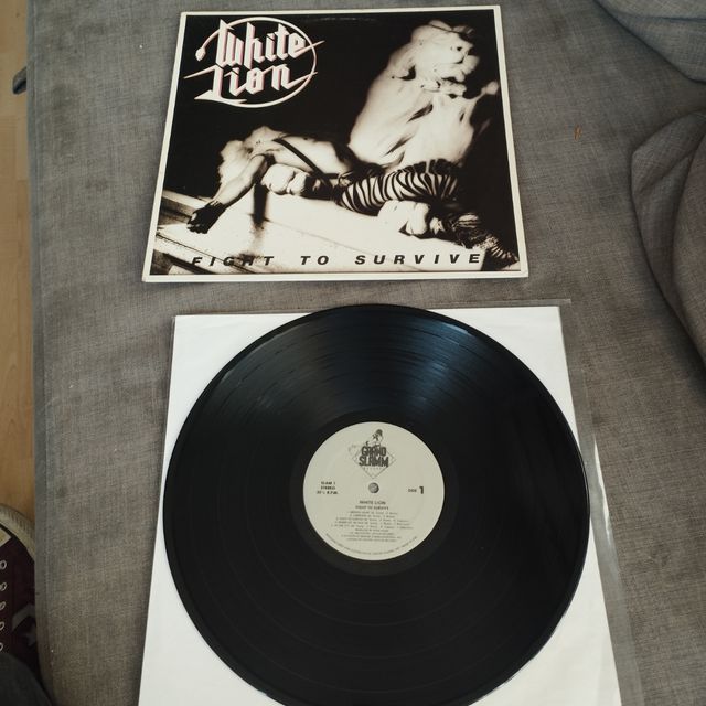 WHITE LION fight to survive 1985 LP