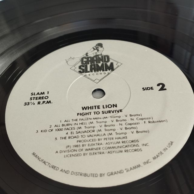 WHITE LION fight to survive 1985 LP