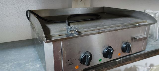 Plancha industrial eléctrica