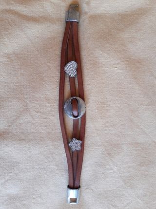 Pulsera de cuero, mujer